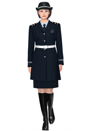 停车场保安大衣制服